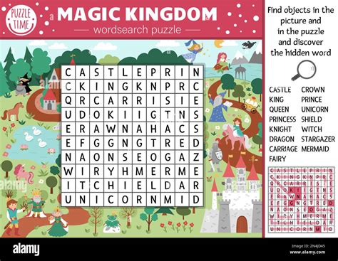 Uncover the hidden messages in the magical story crossword
